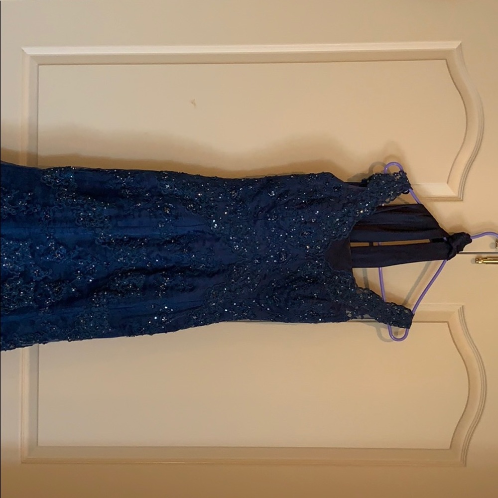 Jovani evening gown navy blue